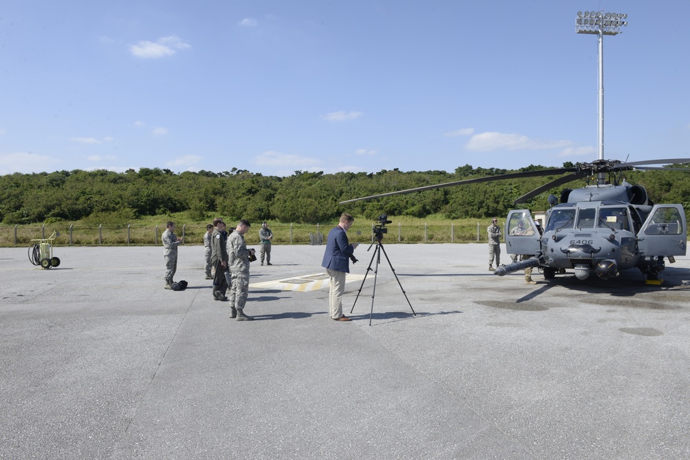 Media Organizations visit Kadena