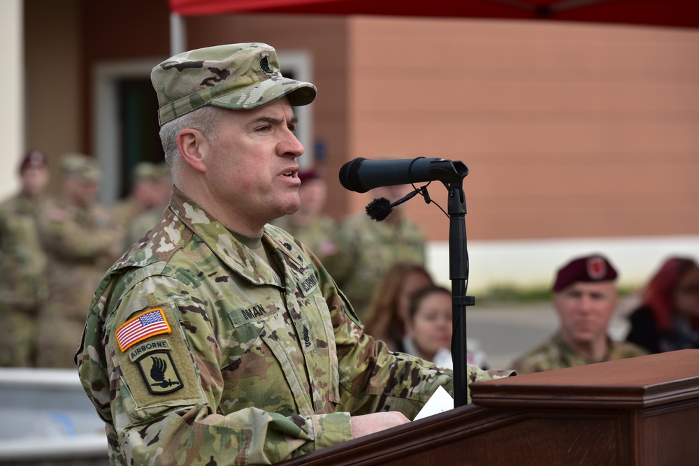 EXPERT INFANTRYMAN BADGE Ceremony at Caserma Del Din, Vicenza, Italy, 15 Feb. 2018