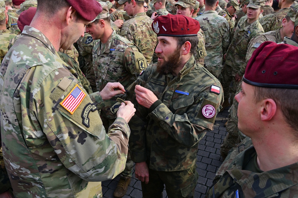 EXPERT INFANTRYMAN BADGE Ceremony at Caserma Del Din, Vicenza, Italy, 15 Feb. 2018