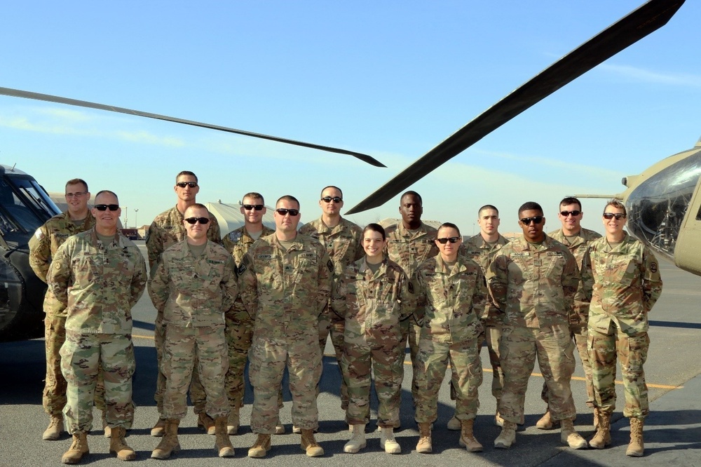 Iowa leadership team visits 248th ASB