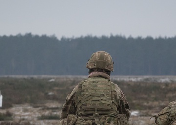 British soldiers spend a day at the range