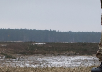 British soldiers spend a day at the range