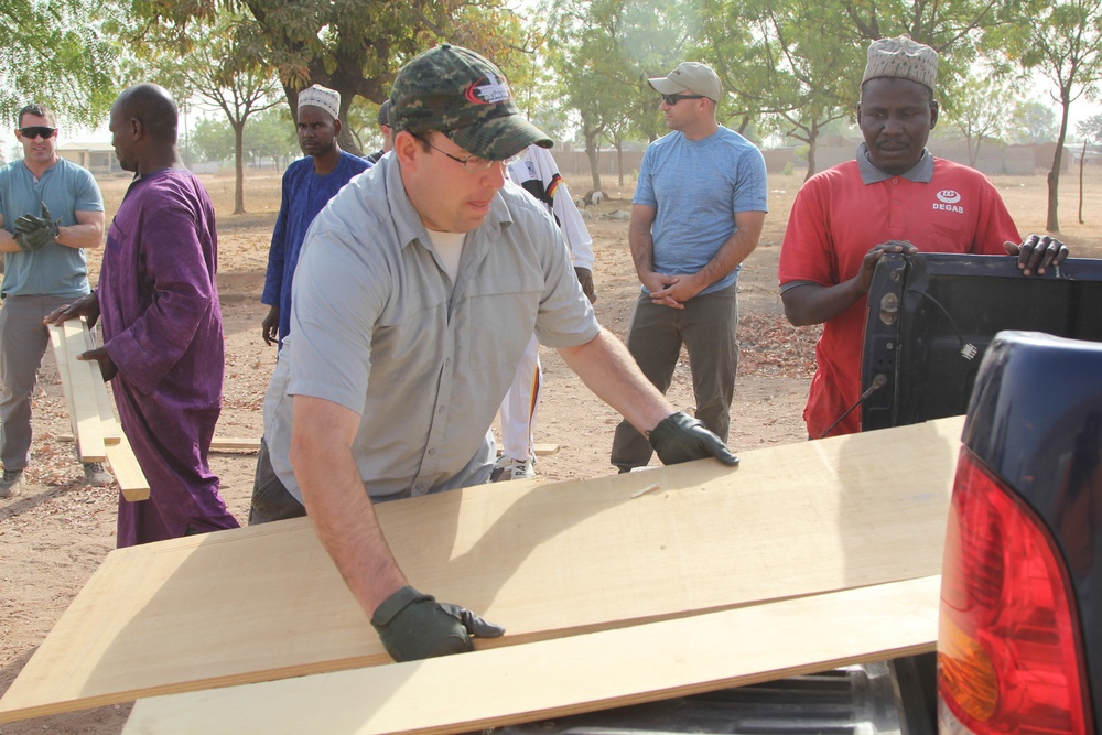 Task Force Darby Builds a Roof