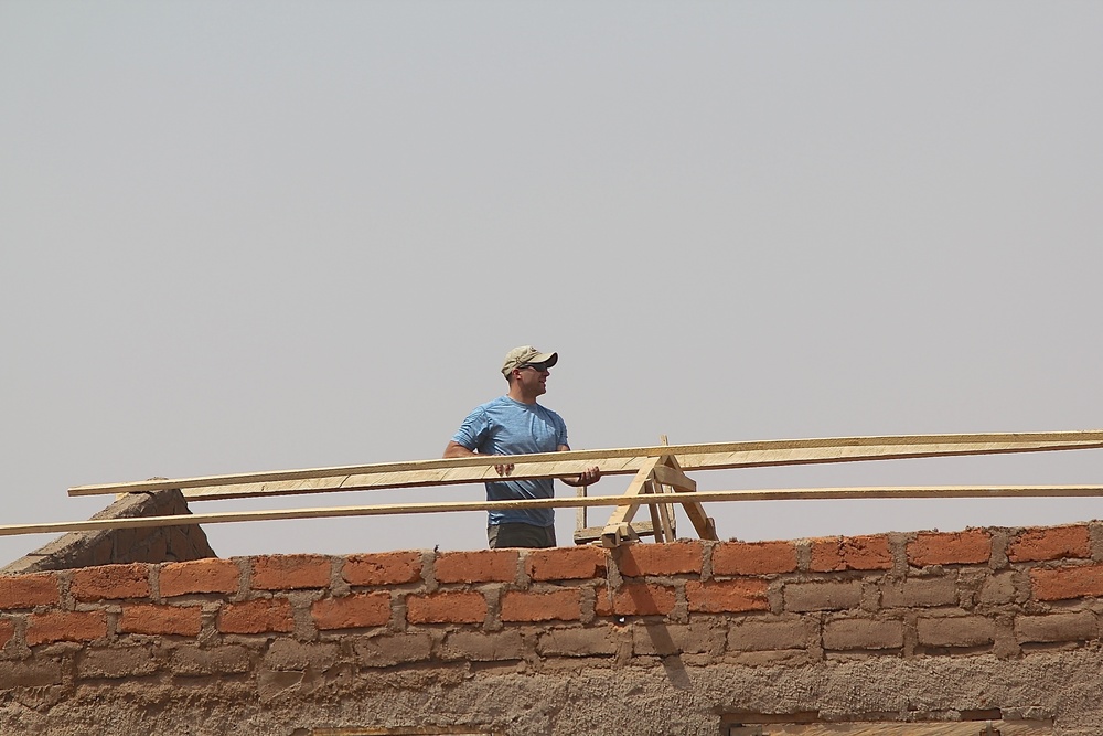 Task Force Darby Builds a Roof