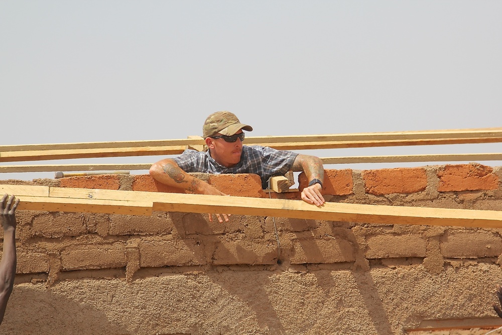 Task Force Darby Builds a Roof