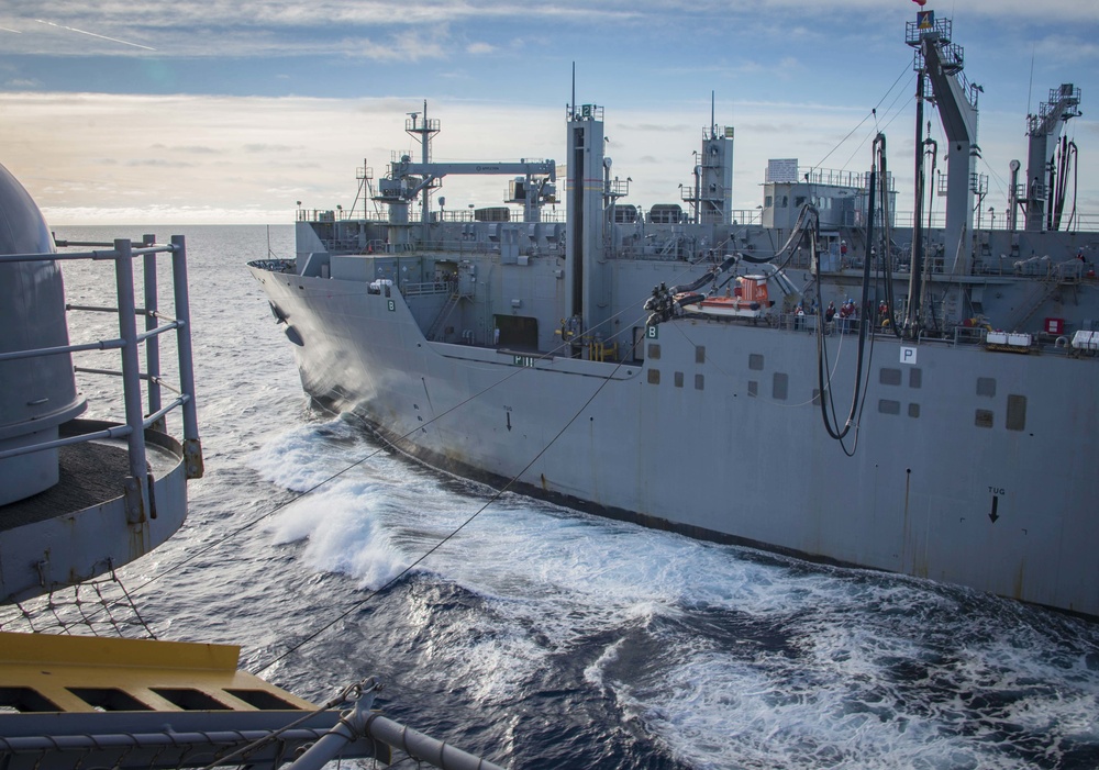 USS Iwo Jima Replenishment at Sea