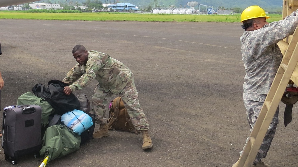 U.S. Army Reserve supports relief efforts in American Samoa