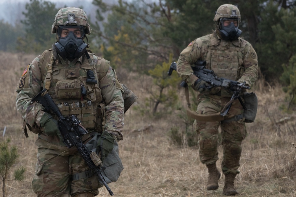 DVIDS - Images - Polish, US soldiers perform chemical decontamination ...