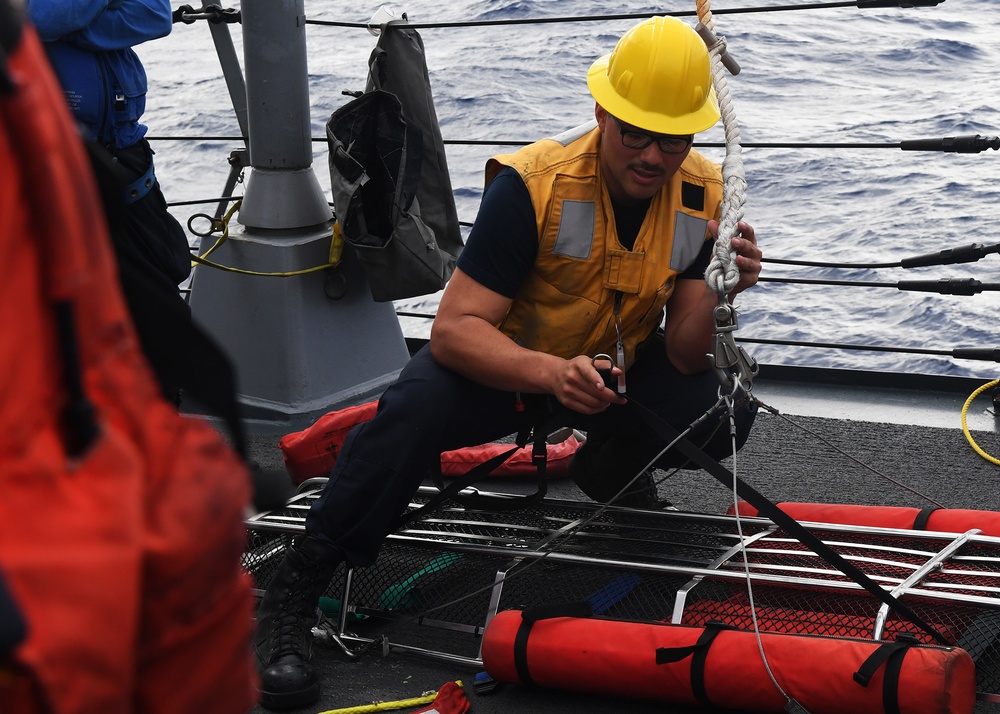 Sterett Sailors Conduct Training