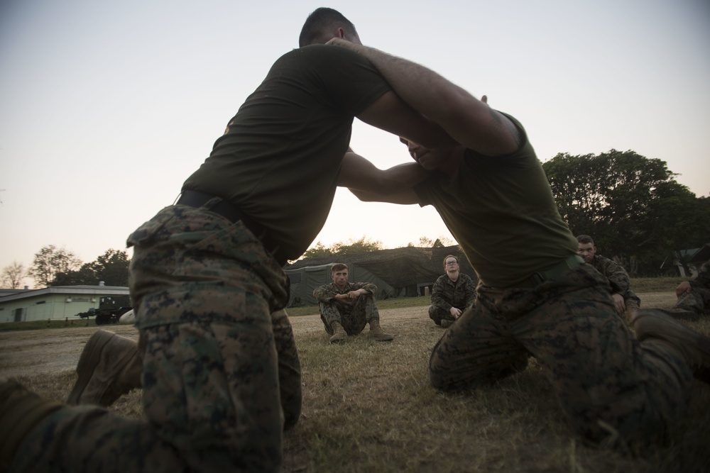 Cobra Gold 18: U.S. Marines conduct a MCMAP course in Thailand