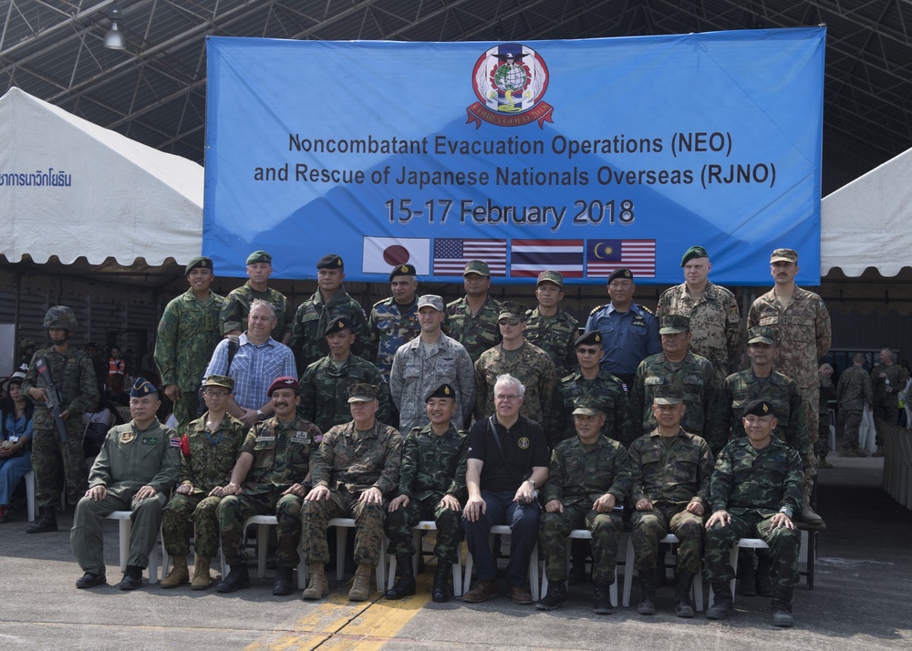 Cobra Gold 18: Japan, Malaysia, U.S. and Thailand practice Noncombatant Evacuations and Rescue of Japanese Nationals Overseas Exercise