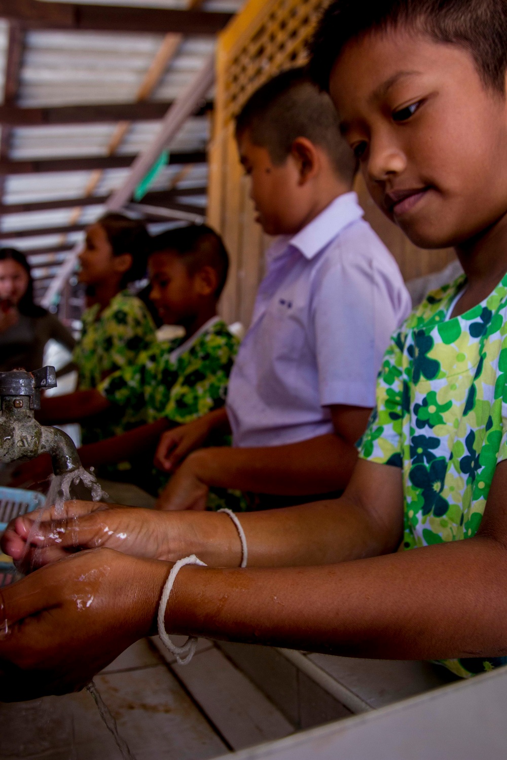 Cobra Gold 18: U.S. Armed Forces conduct a cooperative health engagement at Watsomboonnaram School in Rayong