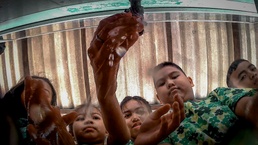 Cobra Gold 18: U.S. Armed Forces conduct a cooperative health engagement at Watsomboonnaram School in Rayong