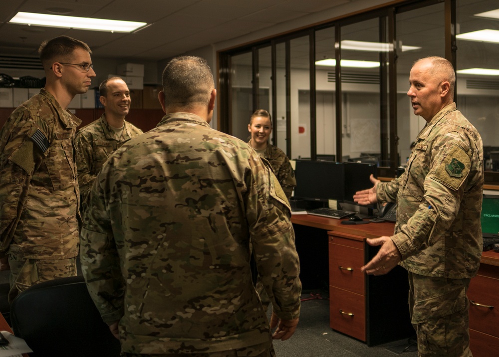 USTRANSCOM command senior enlisted leader visits the 353rd SOG