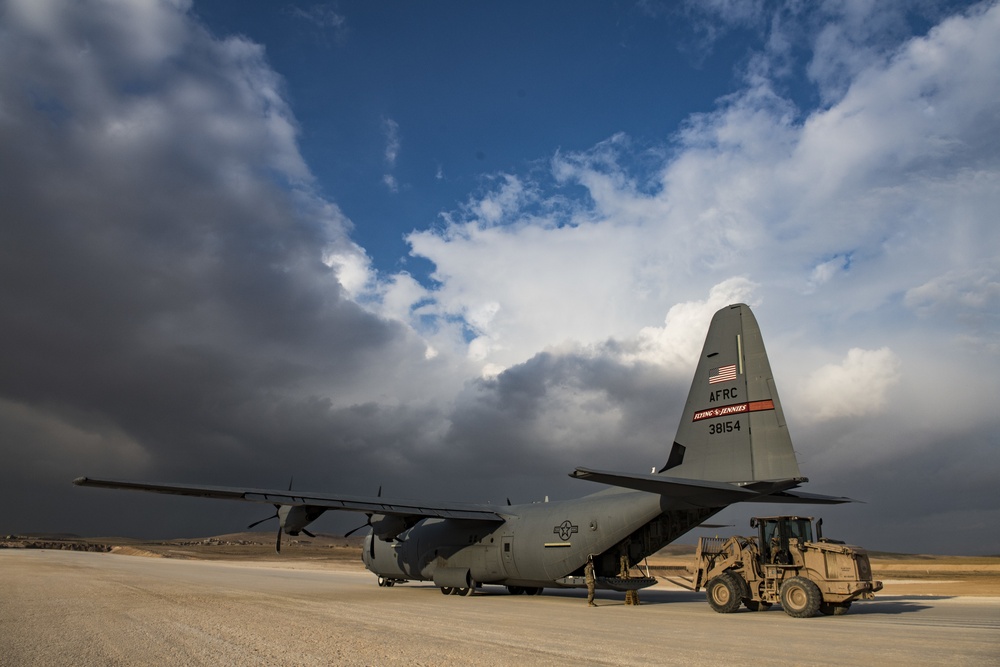 746th EAS moves cargo through Syria