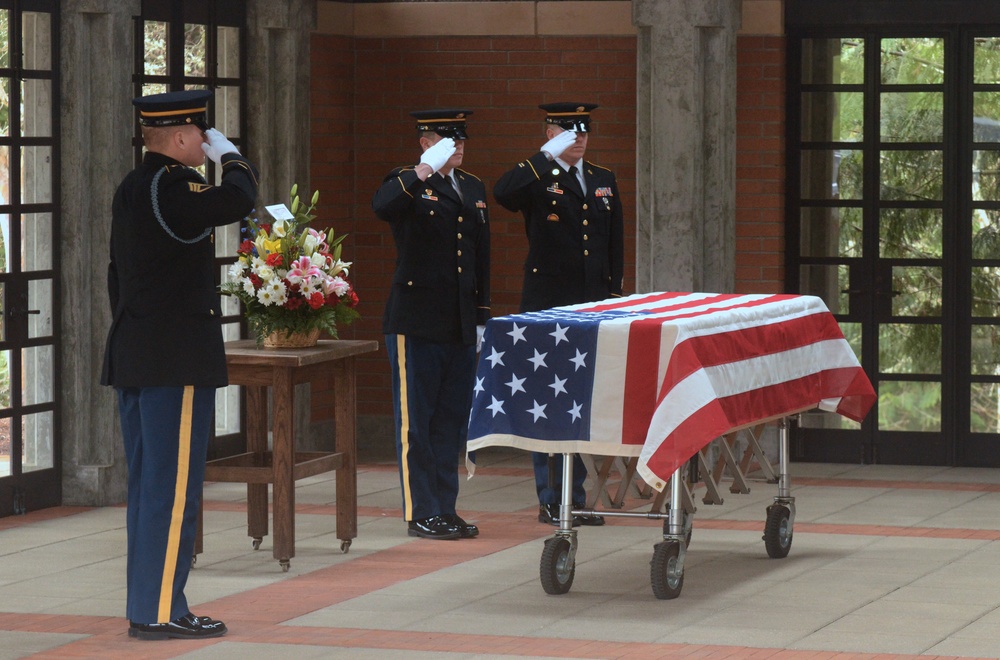 Willamette National Cemetery Joint Military Funeral Honors