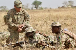 U.S. Army Trains Nigerian Infantry