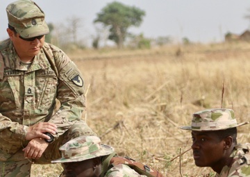 U.S. Army Trains Nigerian Infantry