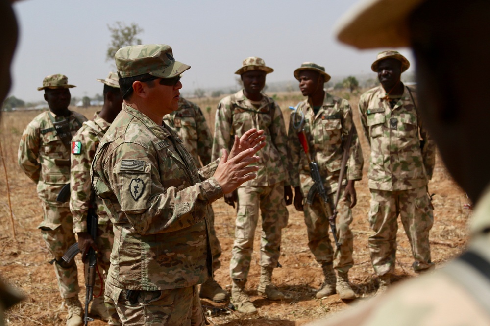 U.S. Army Trains Nigerian Infantry