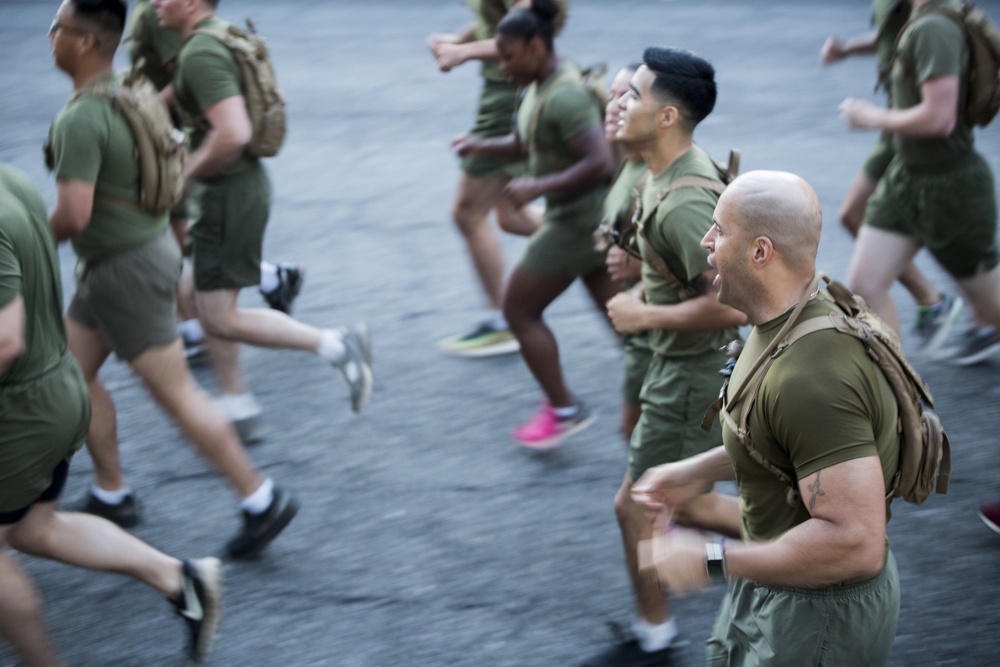 Marines run in annual Great Aloha Run