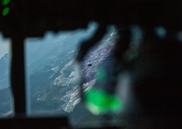 Aircrew conduct in-flight training with protective gear