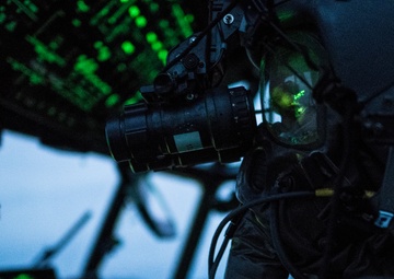 Aircrew conduct in-flight training with protective gear