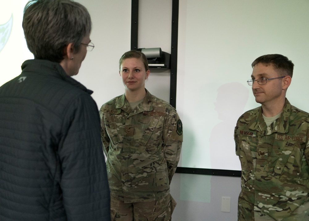 SECAF visits the 353rd Special Operations Group