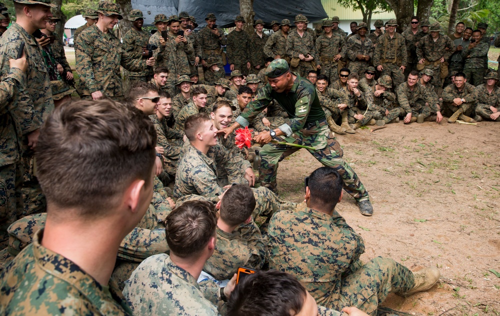 Americas Battalion attends jungle surivival training