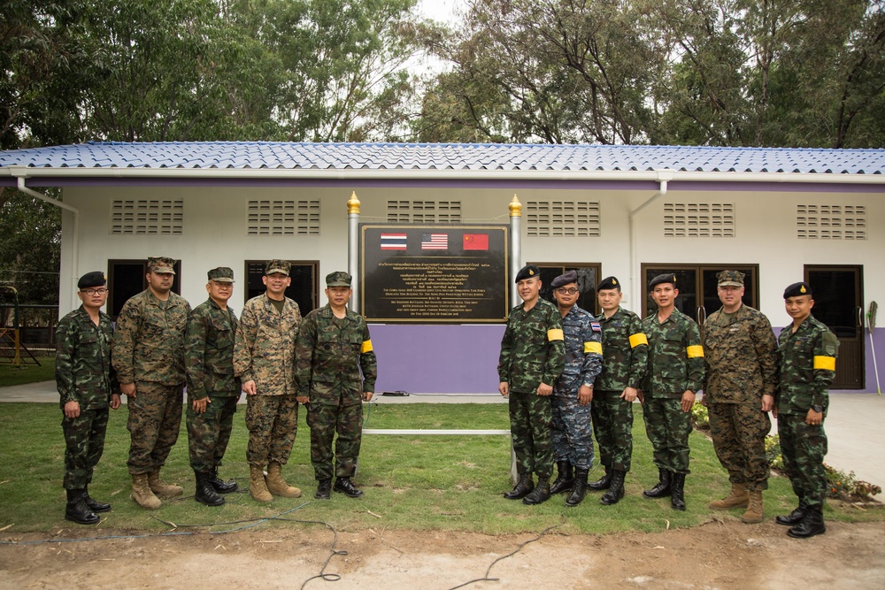 Cobra Gold 18: US Navy Chaplain Lt. Seeda visits local schools