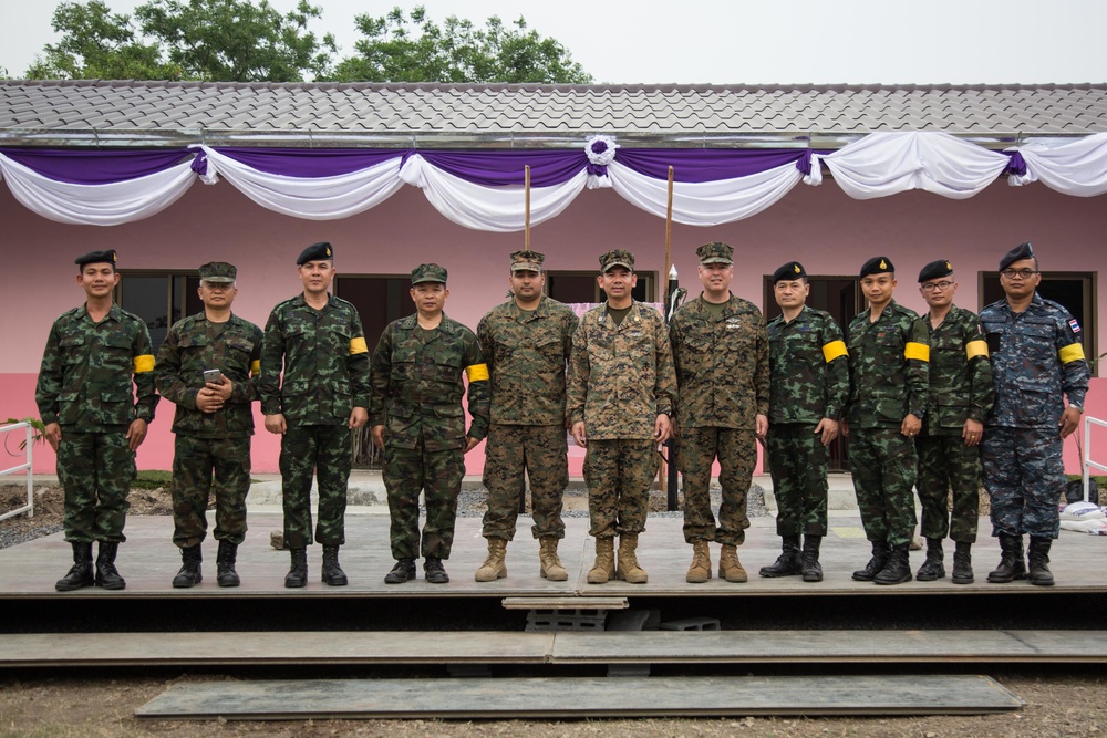 Cobra Gold 18: US Navy Chaplain Lt. Seeda visits local schools