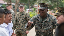 Cobra Gold 18: Service members visit Thai school