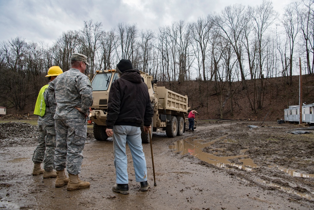 West Virginia National Guard provides flood recovery support to Ohio County