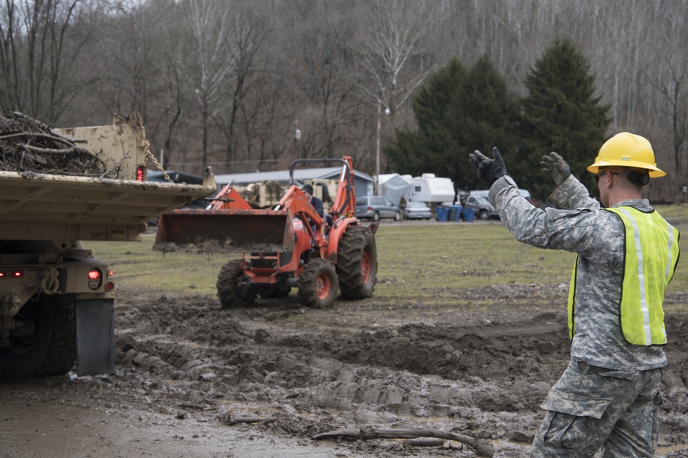 West Virginia National Guard provides flood recovery support to Ohio County
