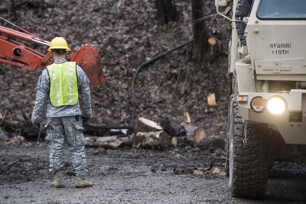 West Virginia National Guard provides flood recovery support to Ohio County