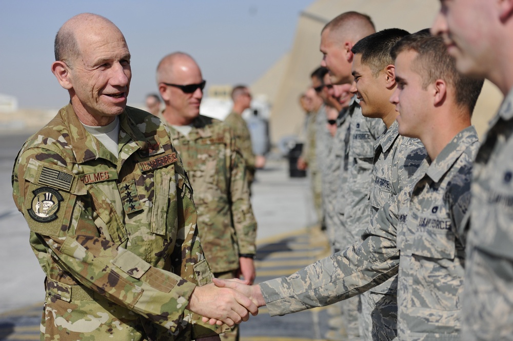 COMACC visits the 380th AEW