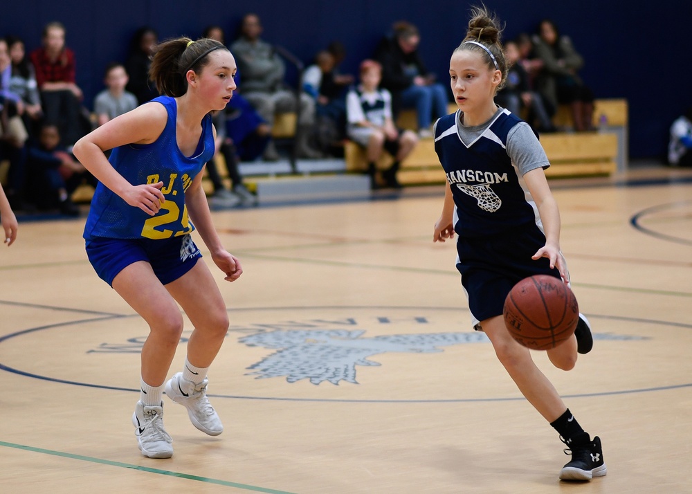 HMS girls basketball action