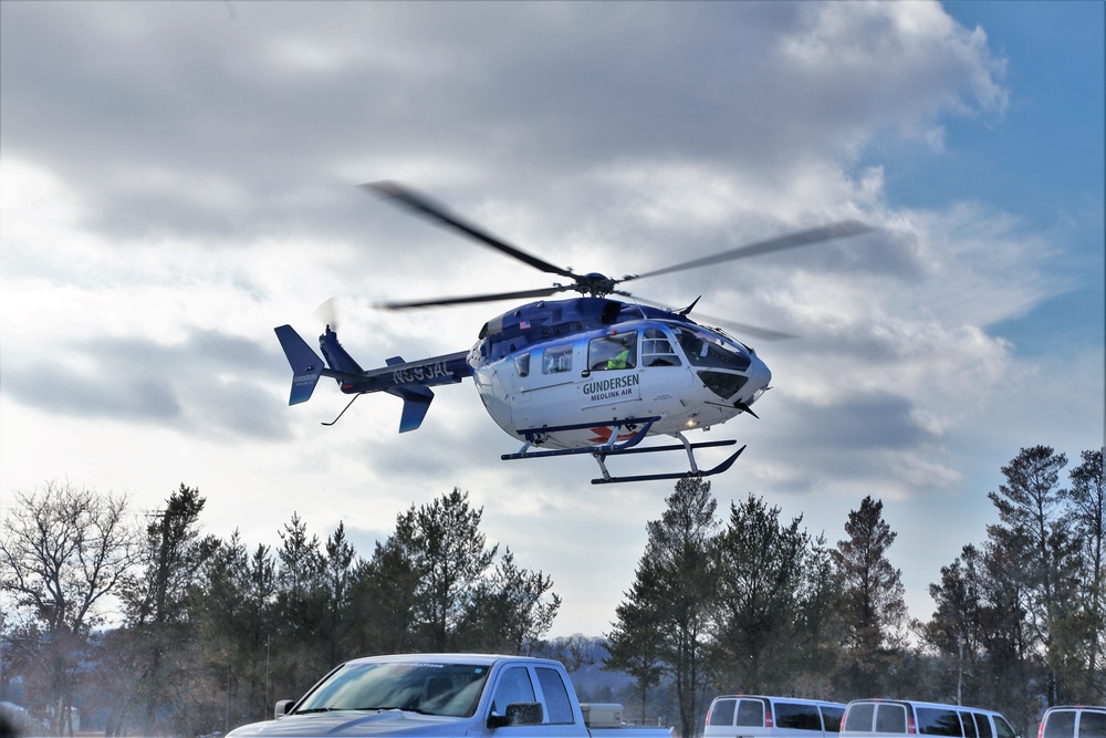 Civilian medical personnel support Operation Cold Steel II training at Fort McCoy