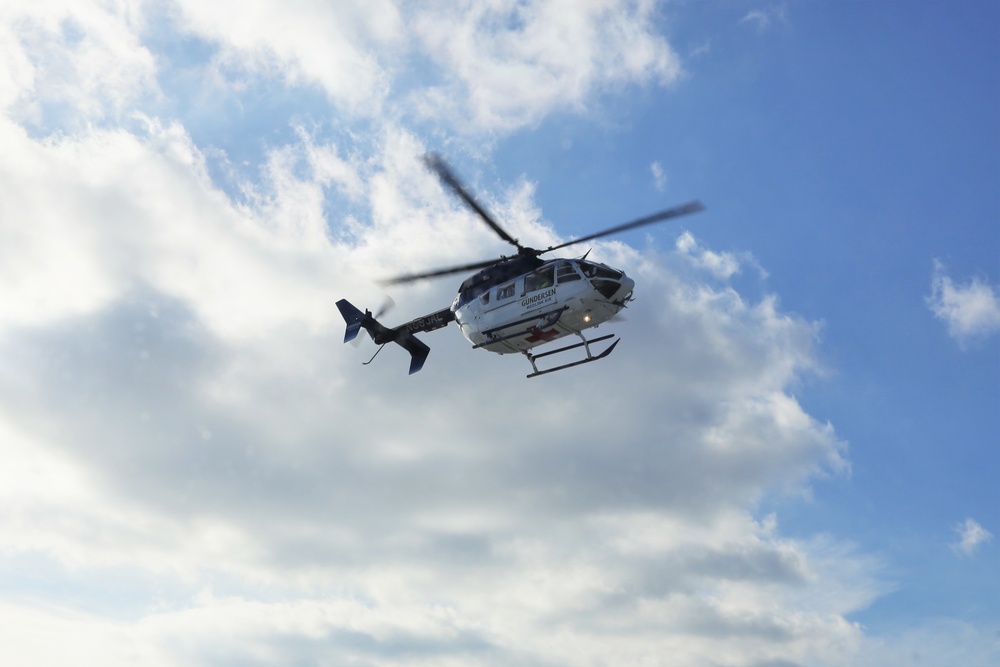 Civilian medical personnel support Operation Cold Steel II training at Fort McCoy