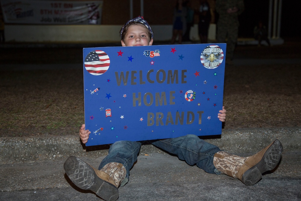 1st Battalion 8th Marines Homecoming