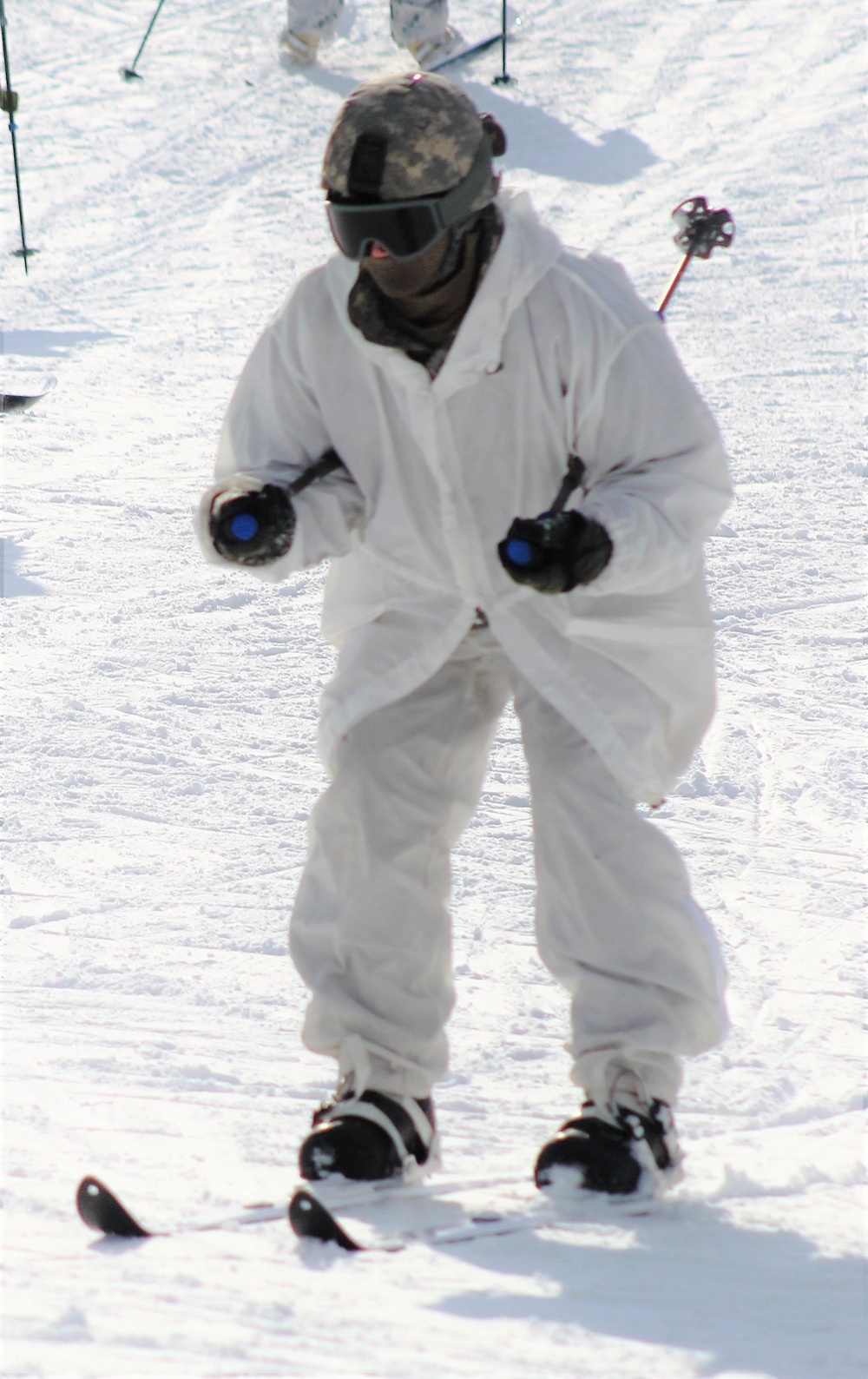CWOC Class 18-04 students learn skiing techniques during Fort McCoy training