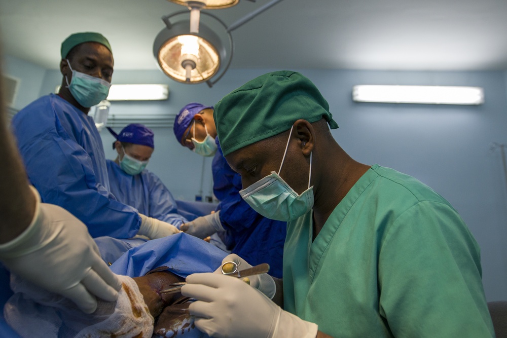 Senegalese Army Surgeon Removes a Lipoma