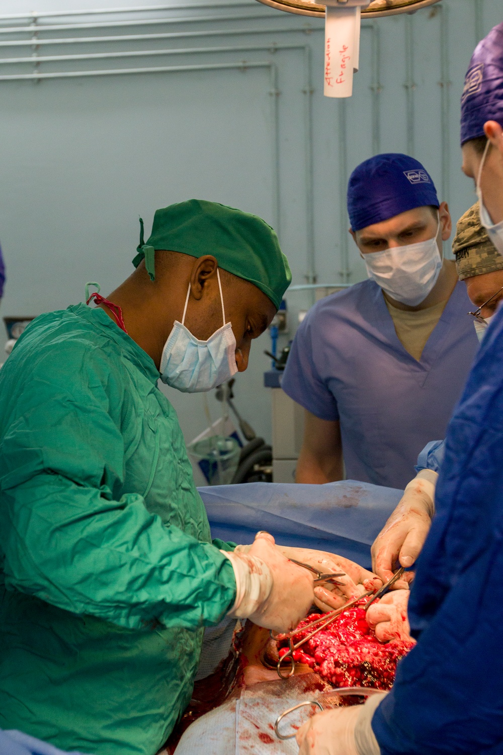 Senegalese Army Surgeon Removes Tumor