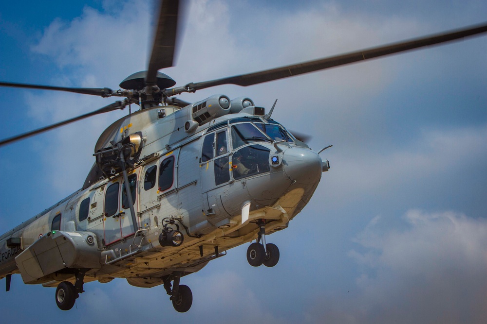 DVIDS - Images - Cobra Gold 18: EC275 landing and display [Image 11 of 20]