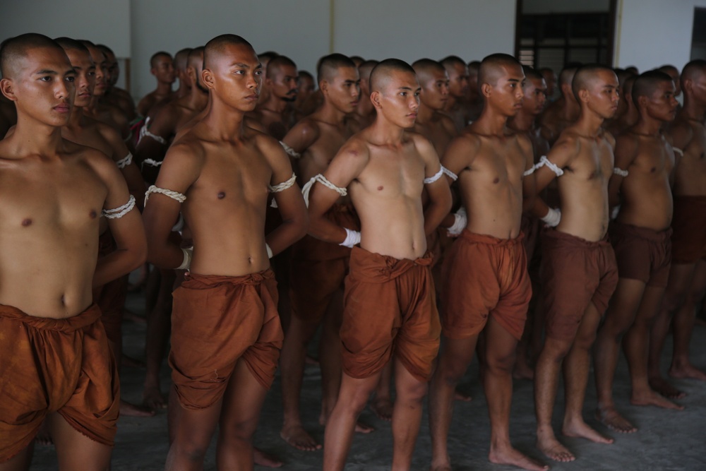 Cobra Gold 18: Royal Thai Marines assemble and disassemble weapons blindfolded and perform drill