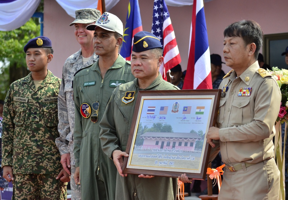Cobra Gold 18: Multipurpose building dedication at Bankhaotien School