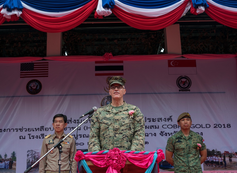 NMCB 4 Constructs a New Building for the Wat Somboonnaram School