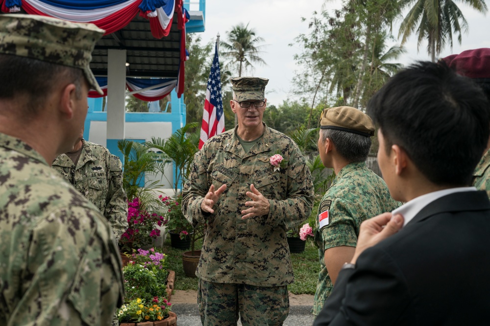 NMCB 4 Constructs a New Building for the Wat Somboonnaram School