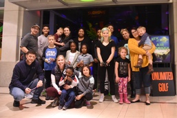 Glow golf unites families of deployed service members