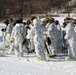 CWOC Class 18-04 students learn skiing techniques during Fort McCoy training