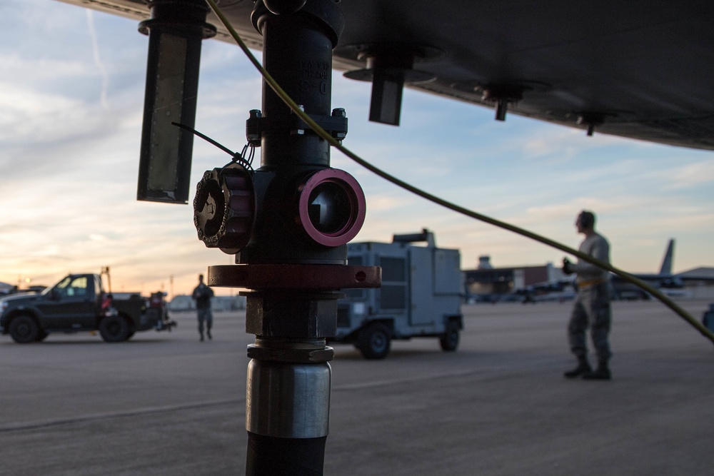 Fueling the flight line